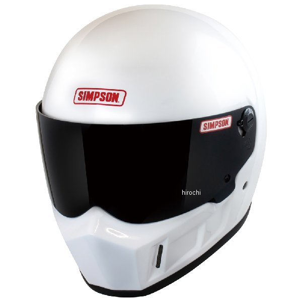 シンプソン SIMPSON SB15 フルフェイスヘルメット ホワイト 58cm 3315105800 WO店