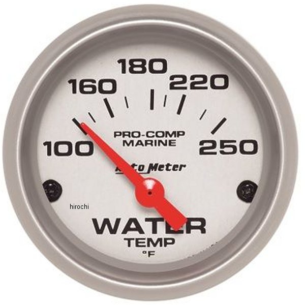 オートメーター Autometer 水温計 2-1/16インチ シルバー ATM200762-33 WO店
