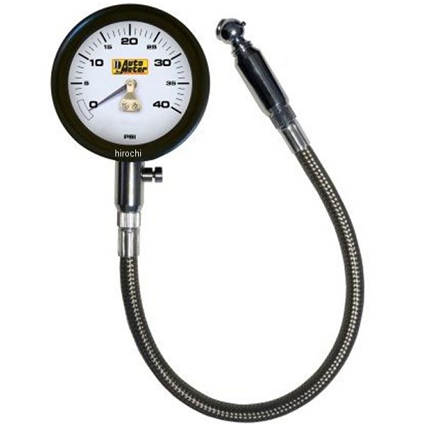 オートメーター Autometer NASCAR Performance 40 PSI 低圧タイヤ空気圧ゲージ ATM2162 WO店