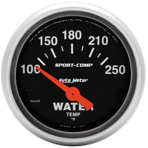 オートメーター Autometer Sport-Comp 52mm 電子水温計 ATM3337 WO店