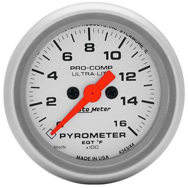 オートメーター Autometer Ultra-Lite 52mm 電子 EGT ゲージ ATM4344 WO店
