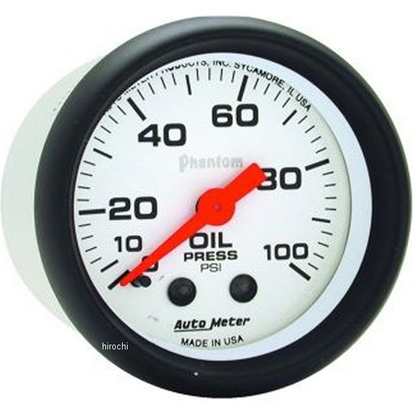 オートメーター Autometer Phantom 52mm 0-100 PSI メカニカル 油圧計 ATM5721 WO店