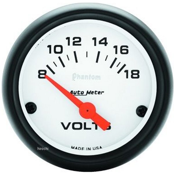 オートメーター Autometer Phantom 52mm 8-18V 電圧計 ATM5791 WO店
