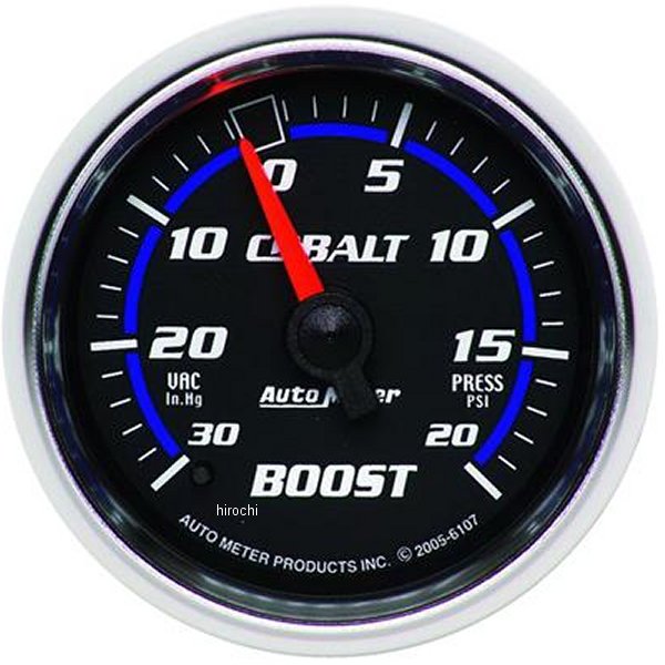 オートメーター Autometer Cobalt 52mm 20psi メカニカル ブーストゲージ atm6107 WO店の通販は