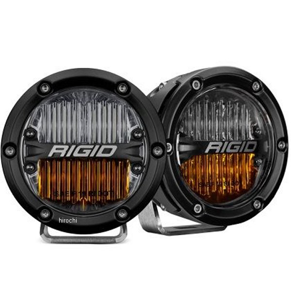 リジッドインダストリー Rigid Industries 360シリーズ SAE フォグライト イエロー/ホワイト (ペア) RIG36122 WO店