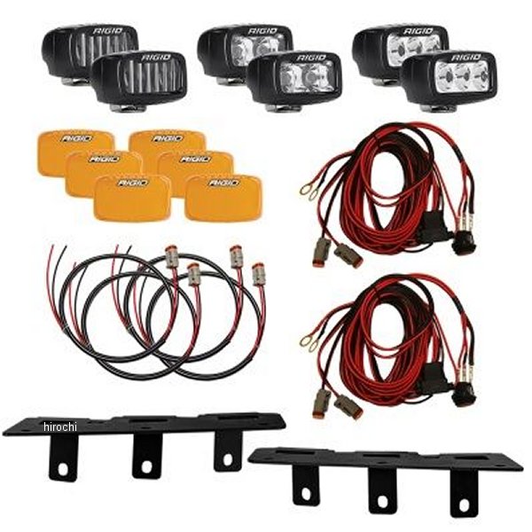 リジッドインダストリー Rigid Industries Mod バンパー トリプル SR-M フォグライトキット 21年以降 フォード ブロンコ rig46731 WO店 96,866円