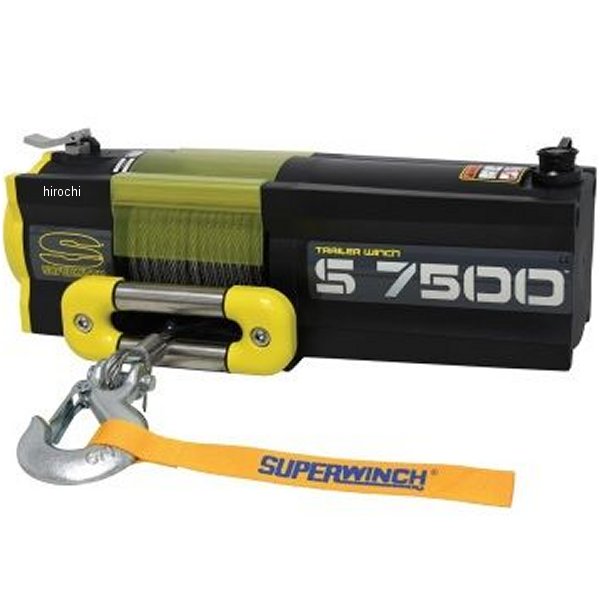 スーパーウインチ SUPERWINCH スチールロープ S7500 ウインチ 5/16インチ x 54フィート SUW1475200 WO店