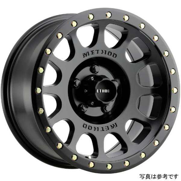 Method ホイール MR305 NV 20x10 -18mmオフセット 8x6.5 130.81mmセンターボア マットブラック MRWMR30521080518N WO店
