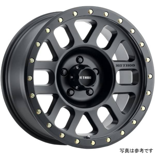 Method ホイール MR309 Grid 17x8.5 0mmオフセット 8x6.5 130.81mmセンターボア マットブラック mrwMR30978580500 WO店の通販は 80,191円