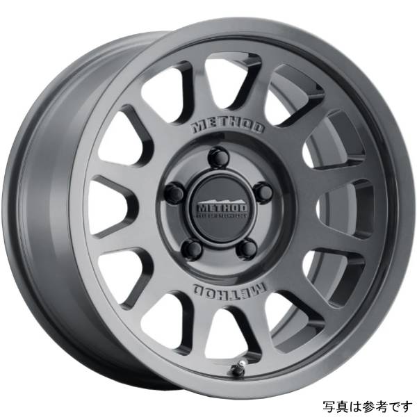Method ホイール MR703 Bead Grip 17x7.5 +50mm オフセット 6x130 84.1mmセンターボア グロスチタニウム MRWMR70377563850 WO店