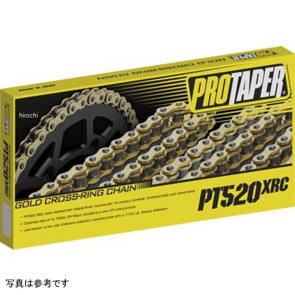 プロテーパー ProTaper チェーン 520XRC 120L ゴールド PTR023107 WO店