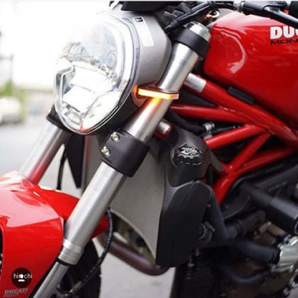 New Rage Cycles 14年-16年 Ducati Monster 1200 フロント ターンシグナル NEW1200-FS-D WO店