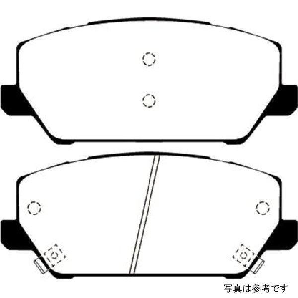 EBC 19年以降 ヒュインダイ Veloster ターボ N (2nd Gen) 2.0L Ultimax フロント ブレーキパッド EBCUD2211 WO店