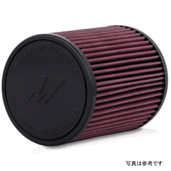 Mishimoto ユニバーサルフィット パフォーマンス エアフィルター 2.75In Inlet, 6In length MISMMAF-2756 WO店