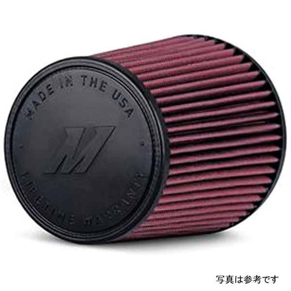 Mishimoto パフォーマンス エアフィルター 3インチ Inlet/5in Length MISMMAF-3005S WO店