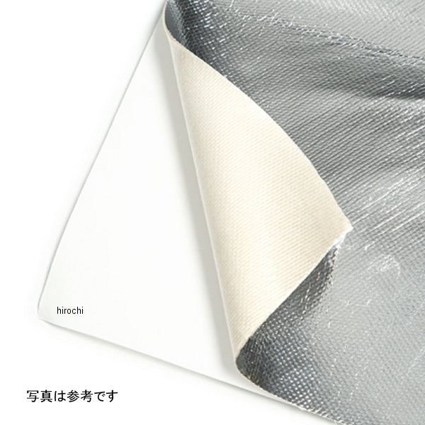 Mishimoto アルミシリカヒートバリア 粘着剤付き 24in×24in MISMMHP-ASHB-2424 WO店