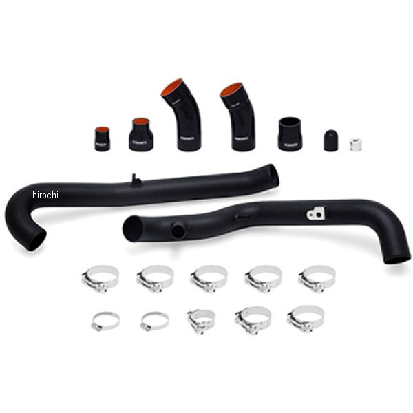 Mishimoto 14年以降 フォード Fiesta ST インタークーラーパイプ キット リンクルブラック MISMMICP-FIST-14WBK WO店