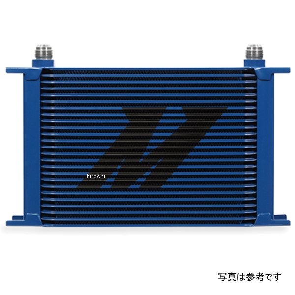 Mishimoto ユニバーサル 25 Row オイルクーラー 青 MISMMOC-25BL WO店