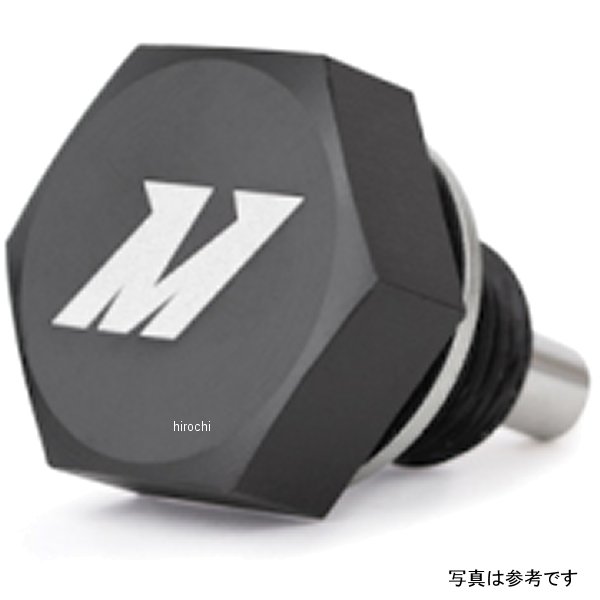 Mishimoto Magnetic オイルドレインプラグ M14 x 1.5 黒 MISMMODP-1415B WO店