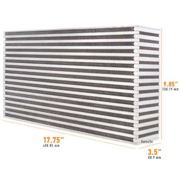 Mishimoto ユニバーサル Air-to-Air インタークーラーCore 17.75in/9.85in/3.5in MISMMUIC-17 WO店