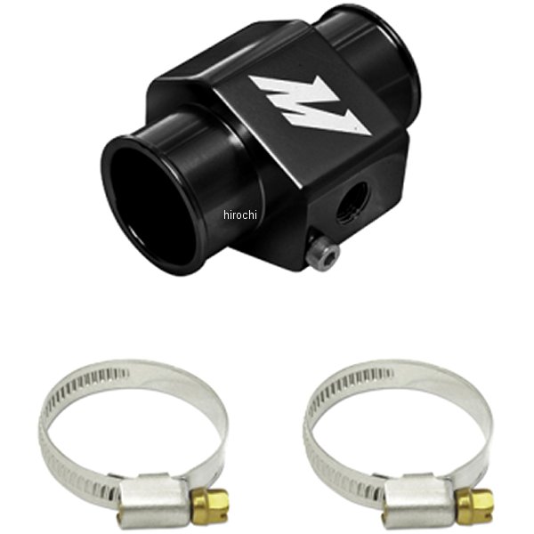 Mishimoto Water Temp. センサー アダプター30mm ブラック MISMMWHS-30-BK WO店