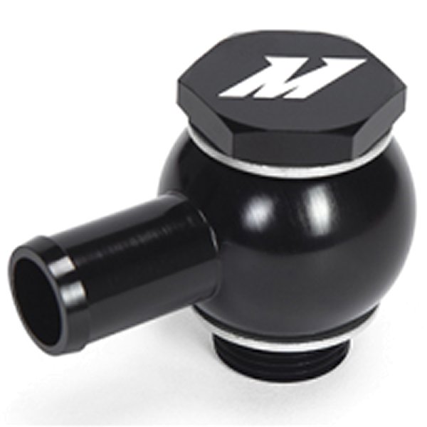 Mishimoto M20 x 5/8 引っ切りない黒いこと バンジョーフィッティング 雄螺旋付き添い人 MISMMBB-STBK WO店