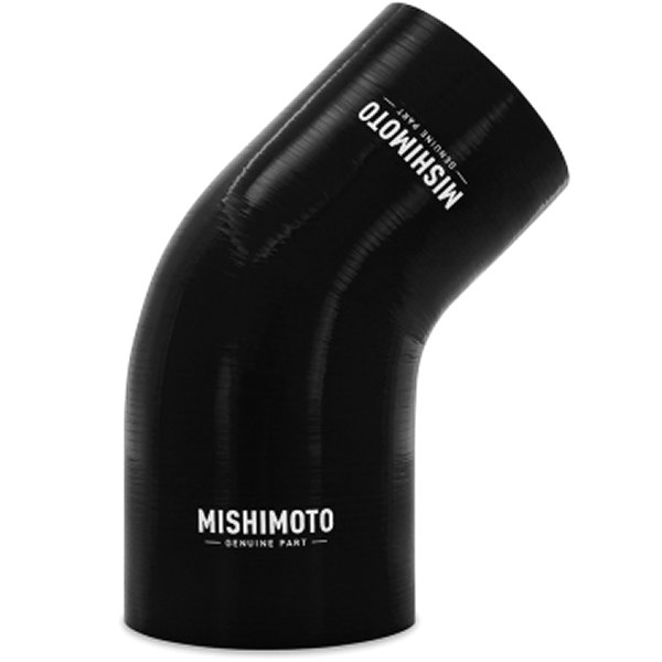 Mishimoto シリコン リデューサー カプラー 45 Degree 3.5in to 4in 黒 misMMCP-R45-3540BK WO店の通販は