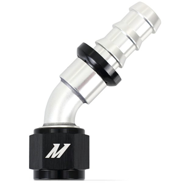 Mishimoto 45-Degree Push Lock フィッティング -10AN misMMFT-PL-1045 WO店の通販は 5,657円
