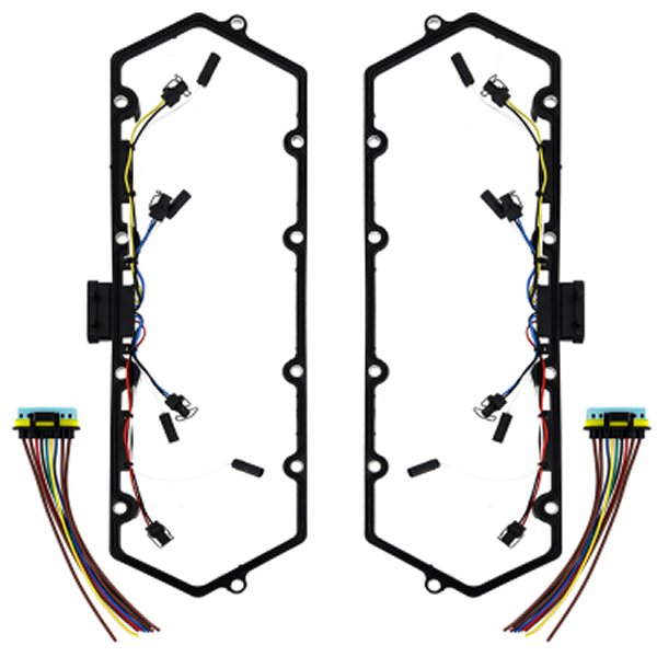 Mishimoto 98年-03年 フォード 7.3L パワーストローク Glow プラグ ハーネス &amp;ガスケット MISMMGH-F2D-98 WO店