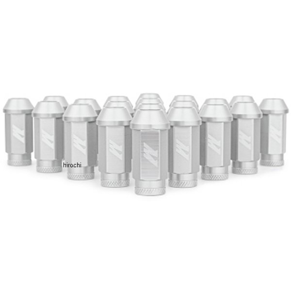 Mishimoto アルミニウム Locking ラグナット 1/2 X 20 23個セット シルバー MISMMLG-1220-23LSL WO店