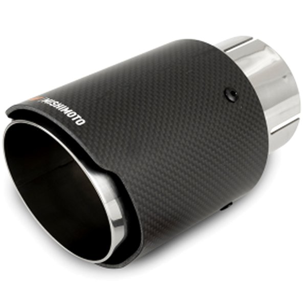 Mishimoto カーボンファイバー マフラーチップ 3インチ Inlet 4in 