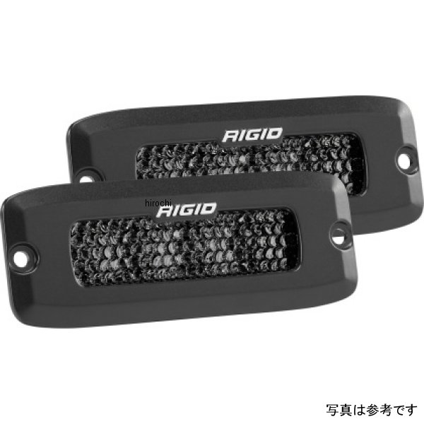 Rigid Industries SR-Q シリーズ PRO Midnight Edition Spot Diffused ペア RIG925513BLK WO店
