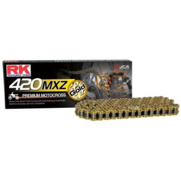 RK チェーン GB420MXZ-126L ゴールド RKCGB420MXZ-126 WO店