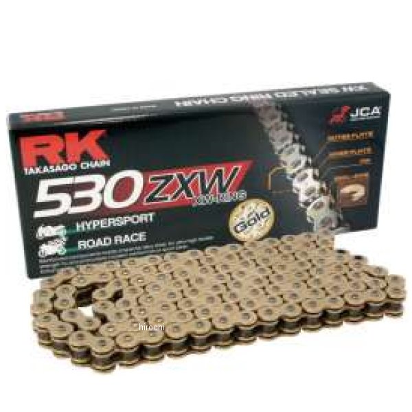 RK チェーン GB530ZXW-120L XW-Ring ゴールド RKCGB530ZXW-120 WO店