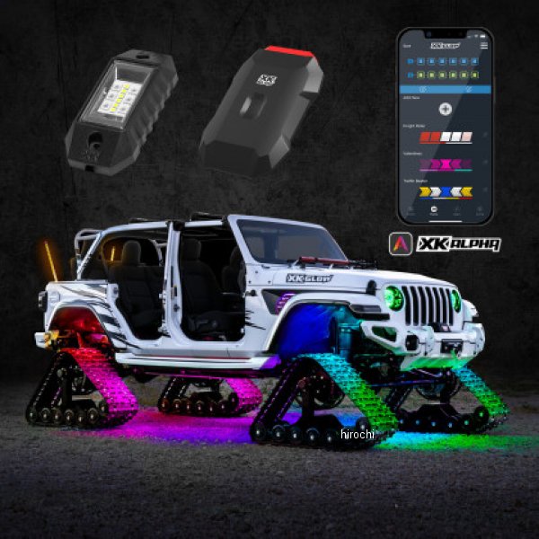 XK Glow RGBW Addressable LED Rock Light Kits スタンダート XKalpha App Controlled XKGAP-ROCK-STA WO店