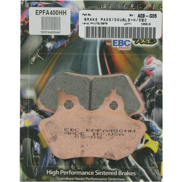 EBC イービーシー ブレーキパッド フロント 00年-07年 44082-00C シンタード最強 EBCEPFA400HH WO店