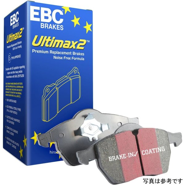 EBC 03年-04年 Infiniti G35 3.5 (マニュアル) (Brembo) Ultimax2 リア ブレーキパッド EBCUD961 WO店