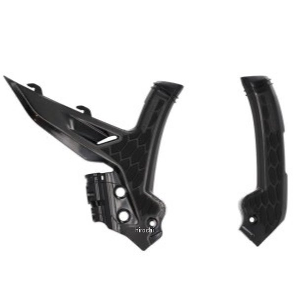 Acerbis 23年以降 KTM EXC-F/ SX/ SX-F/ XC/ XC-F/ XC-W/ XCF-W フレームガード- X-Grip ブラック ACB2975040001 WO店