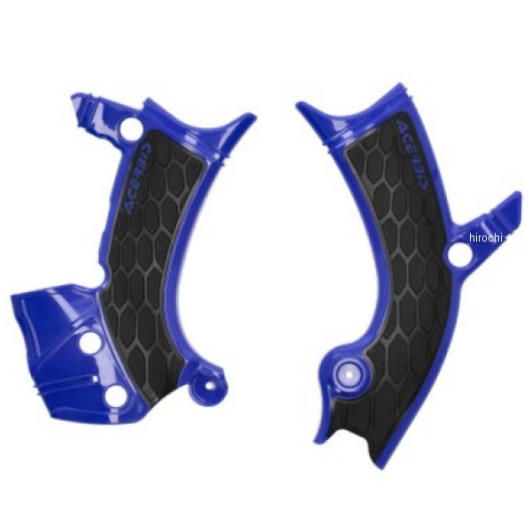 Acerbis 23年以降 ヤマハ YZ450F フレームガード- X-Grip ブルー/ブラック ACB2981441034 WO店