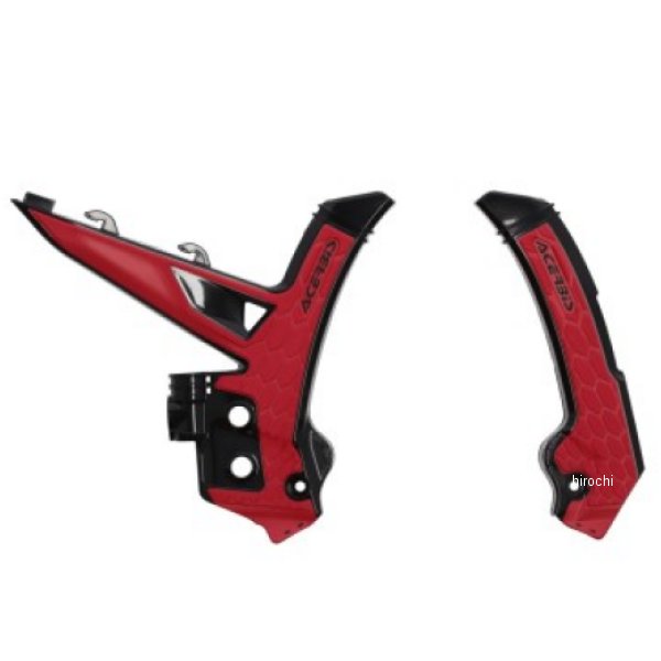 Acerbis 24年 GasGas MC/ MC-F/ EC/ EC-F/ EX250/300 EX-F フレームガード- X-Grip ブラック/レッド ACB2984761042 WO店