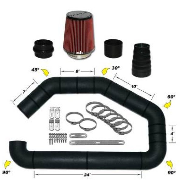 Airaid U-Build-It Universal 3.5in マスターキット I w/700-452 (6in) フィルター AIR101-352 WO店
