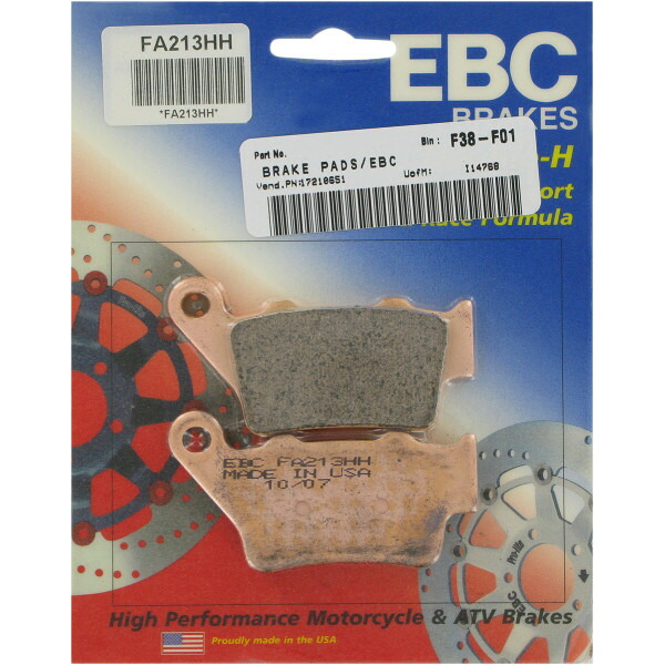 EBC イービーシー ブレーキパッド リア 00年以降 BMW (ダブル-H シンタード) EBCFA213HH WO店