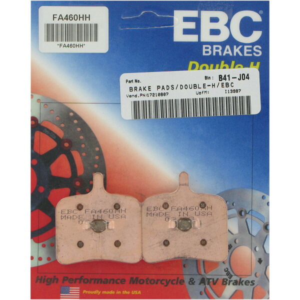 EBC イービーシー ブレーキパッド リア 08年-09年-1125R H0301.1AM シンタード EBCFA460HH WO店