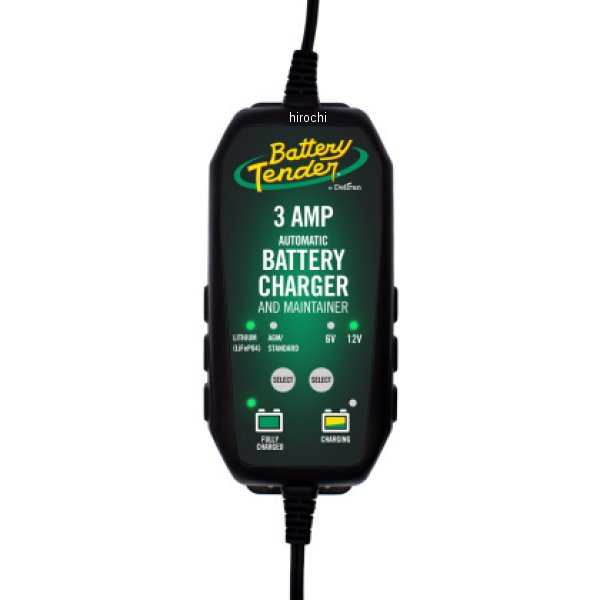 Battery Tender 6V/12V 3AMP Selectable バッテリー チャージャー btn022-0202-COS WO店の通販は