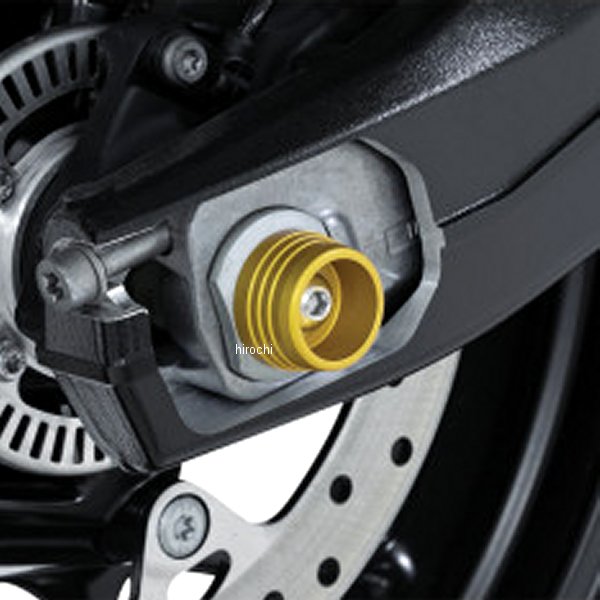 クリアキン Kuryakyn リア アクスル スライダー 09年-20年 S1000RR ゴールド KUR3811 WO店_1