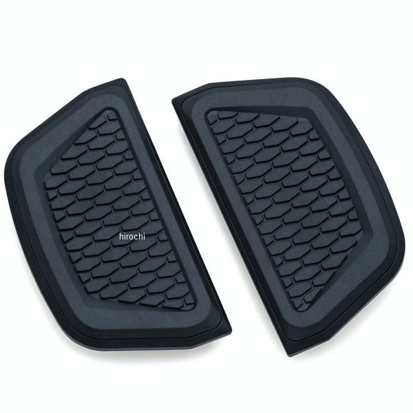 クリアキン Kuryakyn HEX パッセンジャーフロアボードインサート ツーリング、ソフテイル、ダイナ 黒 KUR5903 WO店