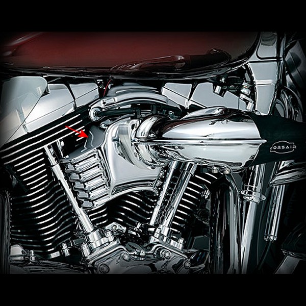クリアキン Kuryakyn スロットル サーボモーター カバー 08年以降 電子スロットル仕様車 KUR8657 WO店_1