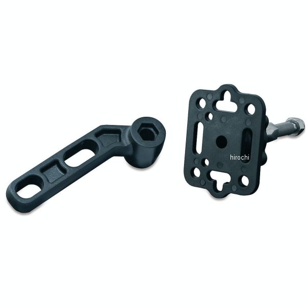 クリアキン Kuryakyn TECH-CONNECT ハンドコントロール アクセサリーマウント 黒 kur1672 WO店
