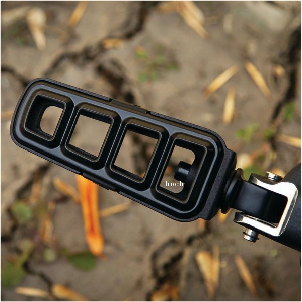 クリアキン Kuryakyn DILLINGER フットペグ アダプター無 黒 kur6659 WO店