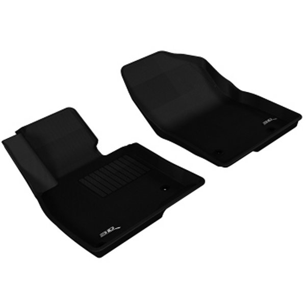 3D MAXpider カスタムフィット Kagu フロアマット (ブラック) 2021-2022 フォード ブロンコ スポーツ用 - コンプリートセット 3D MAXpider 完全セット カスタムフィット 全天候対応 フロアマット